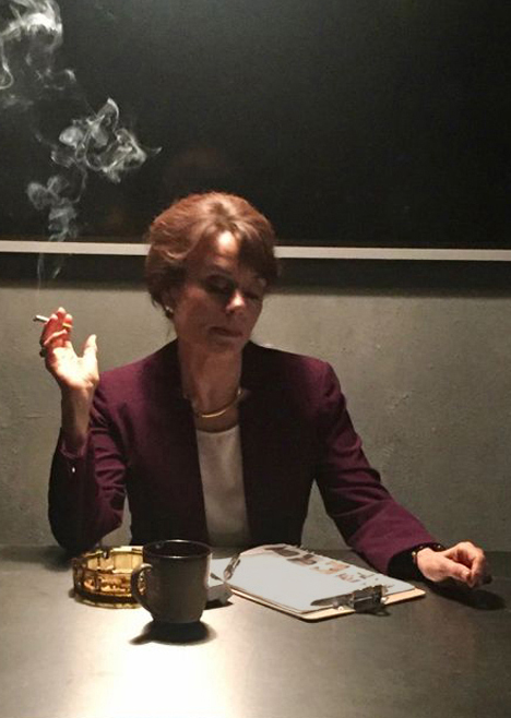 On set for Young Thug